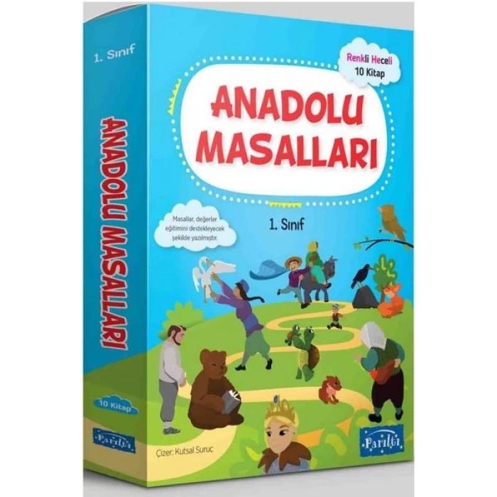 Anadolu Masalları 10 Kitap-1.Sınıf Hikaye - Parıltı Yayınları