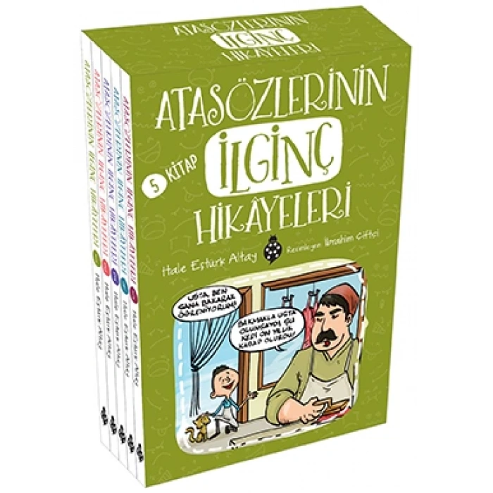 ATASÖZLERİN İLGİNÇ HİKAYELERİ(5KİTAP) - HALE EŞTÜRK ALTAY - UĞURBÖCEĞİ YAYINLARI