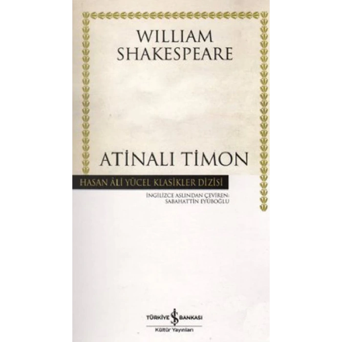 Atinalı Timon-William Shakespeare-İş Bankası Yayınları