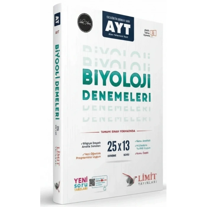 AYT Biyoloji Deneme-Limit Yayınları