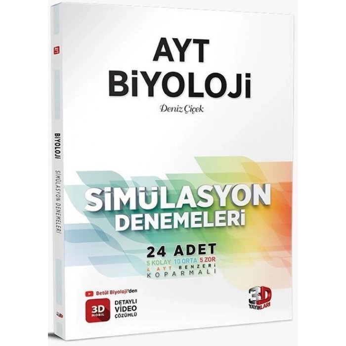 AYT Biyoloji Deneme Sınavı- 3D Yayınları