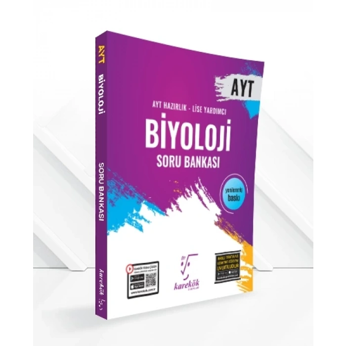 AYT Biyoloji Soru Bankası - Karekök Yayınları