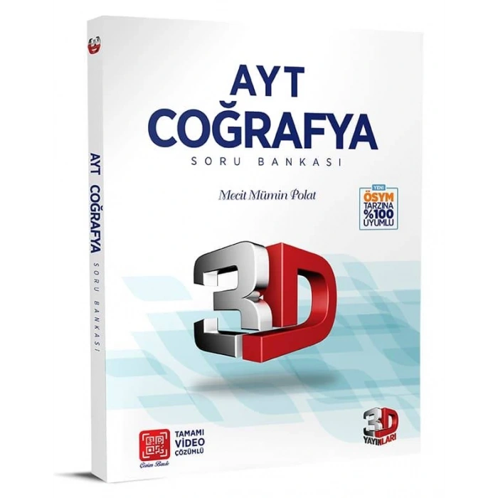 AYT Coğrafya Soru Bankası - 3D Yayınları