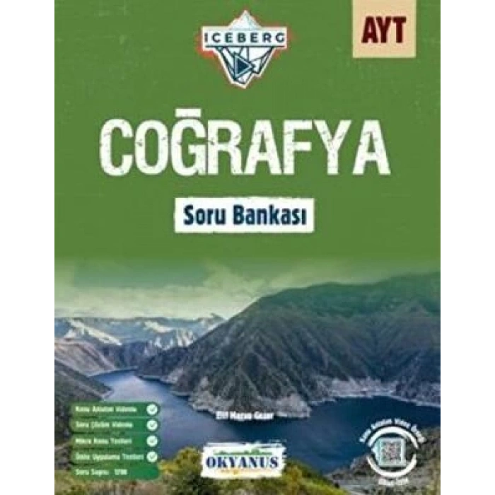 AYT Coğrafya Soru Bankası Iceberg - Okyanus Yayınları