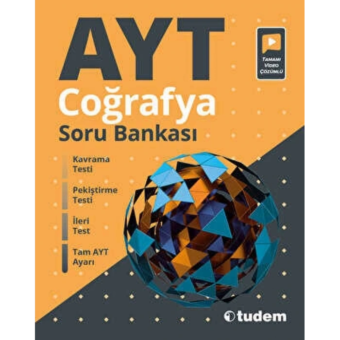 AYT Coğrafya Soru Bankası-Tudem Yayınları