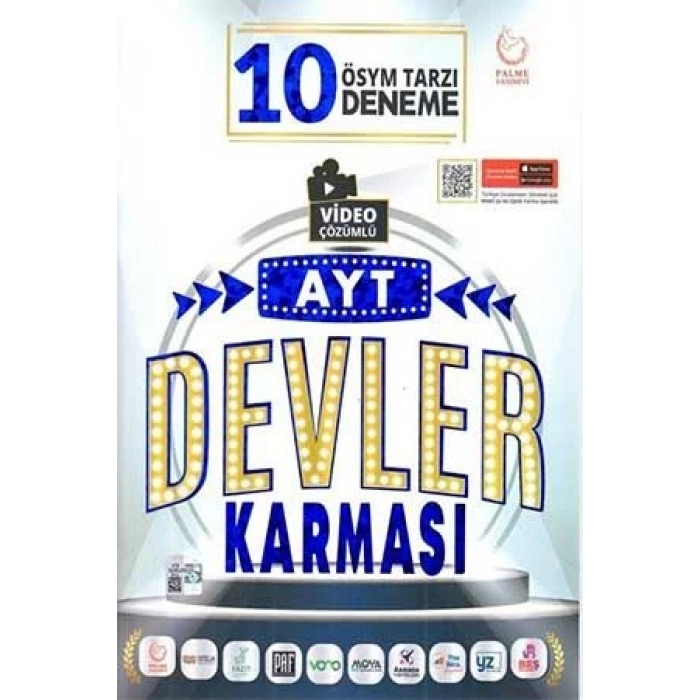 AYT Deneme Sınavı 10lu Devler Karması (İADESİZ)- Palme Yayınları