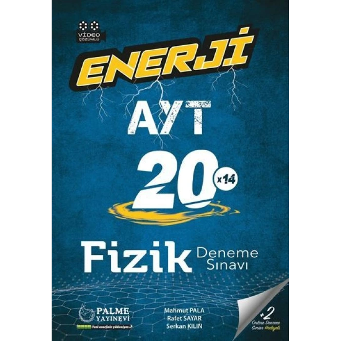 AYT Fizik Deneme Sınavı Enerji 20*14 (İADESİZ)- Palme Yayınları