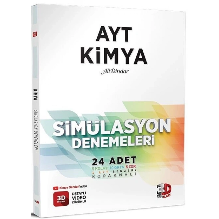 AYT Kimya Deneme Sınavı Simülasyon - 3D Yayınları