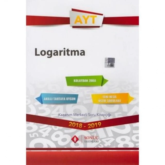 AYT Logaritma Kazanım Merkezli Soru Kitapçığı Sonuç Yayınları