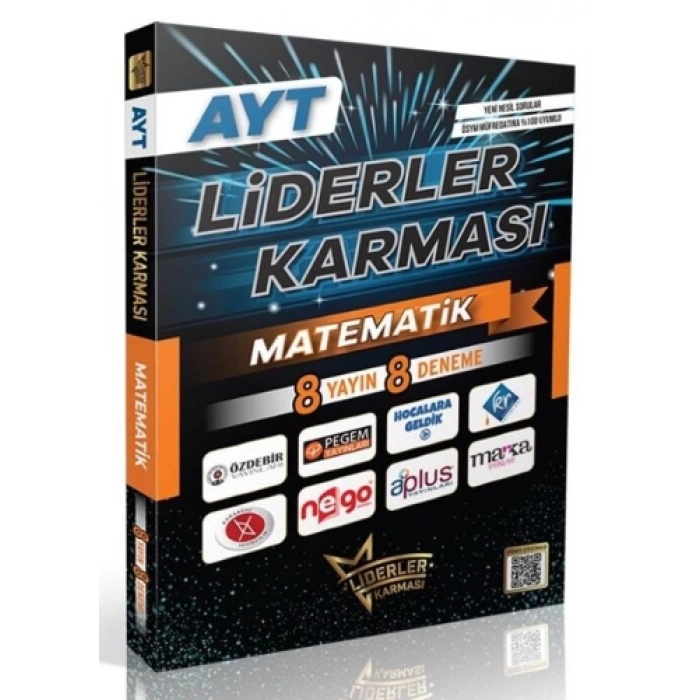 AYT Matematik Deneme Sınavı 8 Lİ -(2025)- Liderler Karması Yayınları