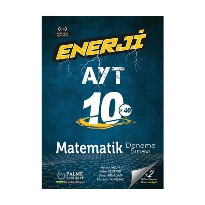 AYT Matematik Deneme Sınavı Enerji 10*40 (İADESİZ)- Palme Yayınları
