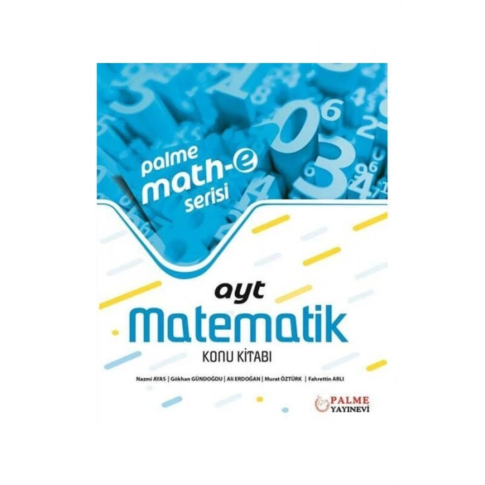 AYT Matematik Konu Kitabı Math-e Serisi (İADESİZ) - Palme Yayınları