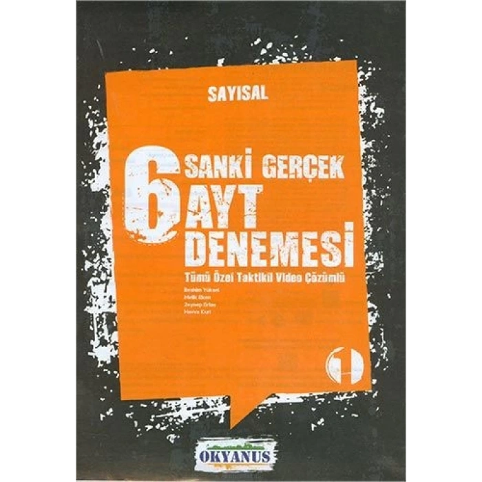 AYT Sayısal Deneme Sınavı 6lı - Okyanus Yayınları