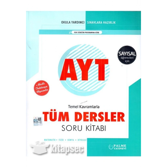 AYT Sayısal Tüm Dersler Soru Bankası (İADESİZ) - Palme Yayınları
