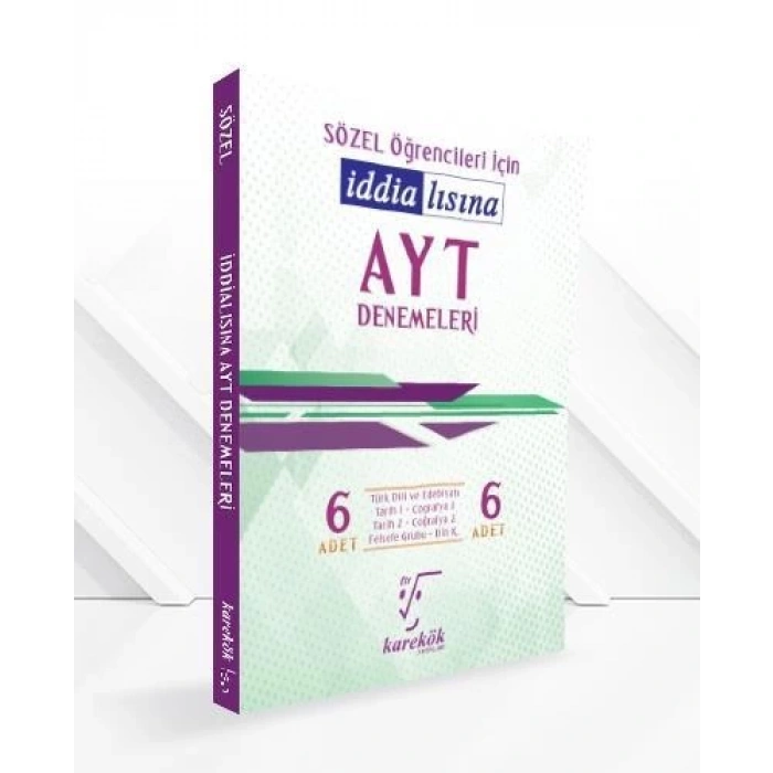 AYT Sözel Deneme Sınavı 6lı İddialısına - Karekök Yayınları