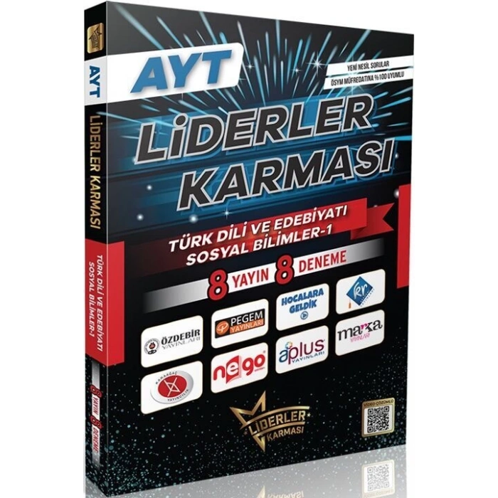 AYT Türk Dili Ve Edebiyatı-Sosyal 1 Deneme 8 li-(2025)-Liderler Karması