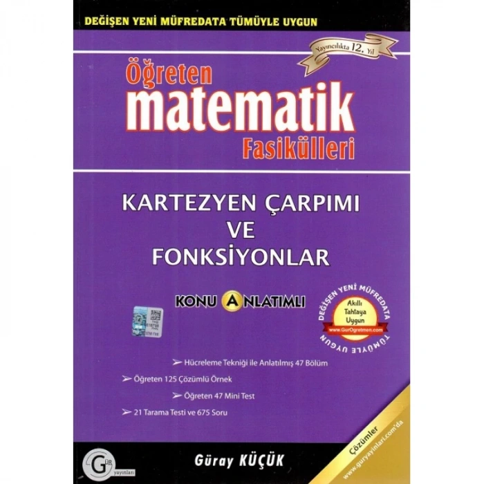 BAĞINTI VE FONSİYON(ÖĞRETEN MATEMATİK FASİKÜLLERİ) - GÜR YAYINLARI