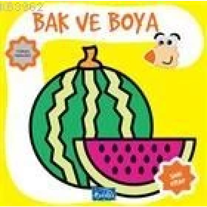 Bak ve Boya-Sarı Kitap - Parıltı Yayınları