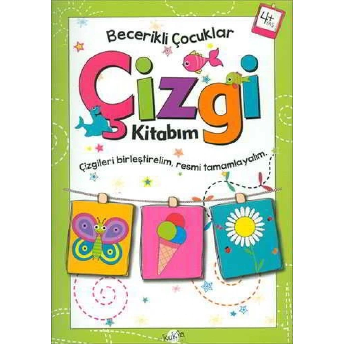Becerikli Çocuklar-Çizgi Kitabım 4+Yaş - Kukla Yayınları