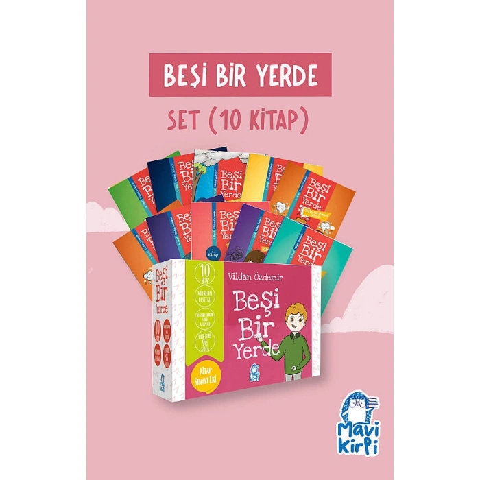 Beşi Bir Yerde 4.Sınıf Hikaye 10 Kitap set - Mavi Kirpi Yayınları