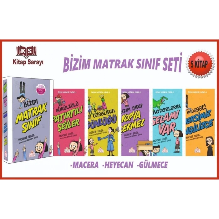 Bizim Matrak Sınıf Seti 5 Kitap Genç Nesil Yayınları
