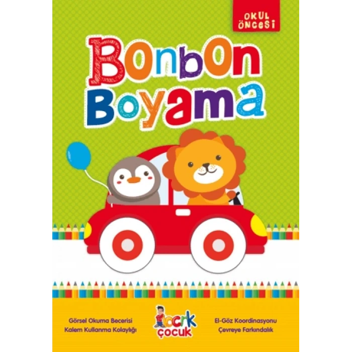 Bonbon Boyama -Kalın Boyama- Bıcırık Yayınları