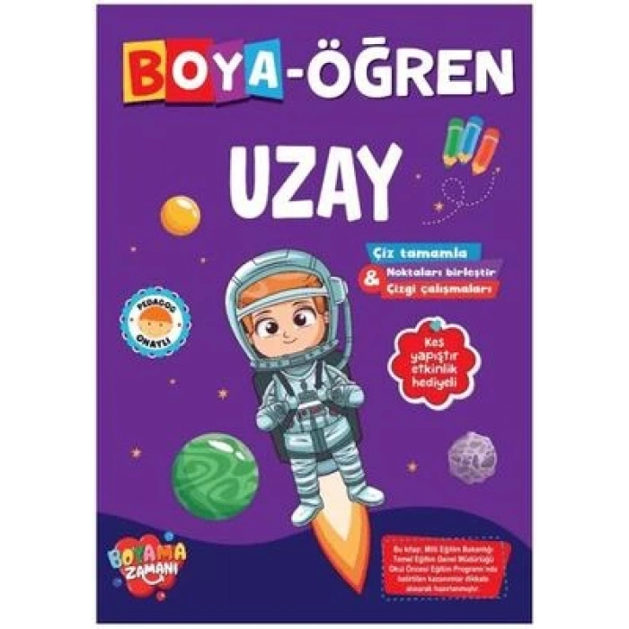 Boya Öğren Uzay-Boyama Zamanı-Revzen Kitap