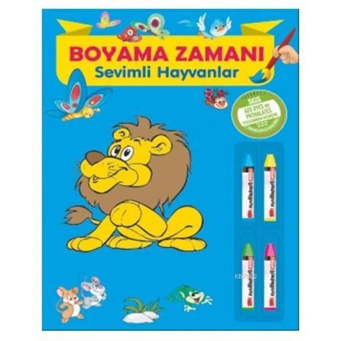 Boyama Zamanı : Hayvanlar KALIN BOYAMA - Parıltı Yayınları
