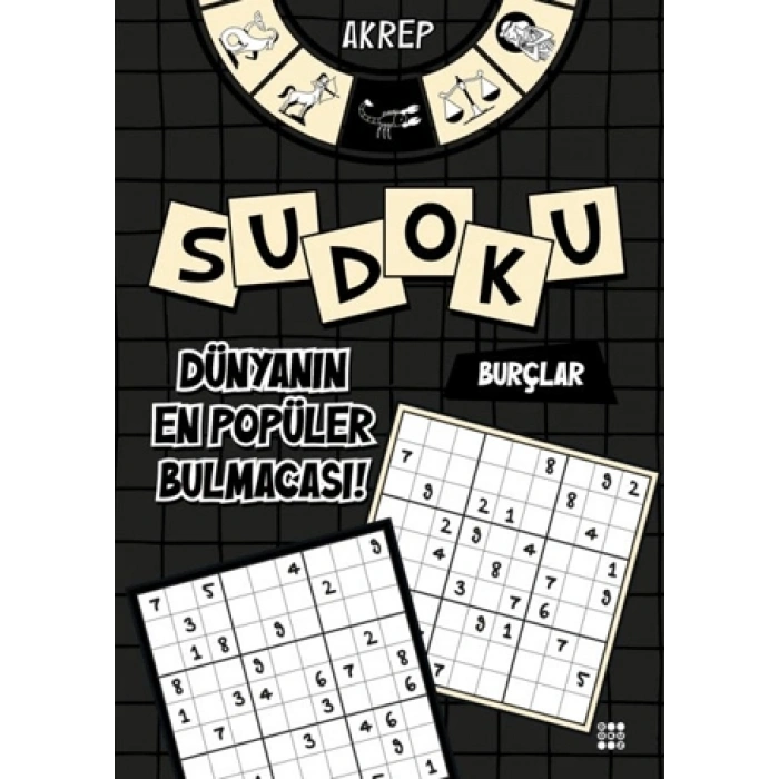 Burçlar Sudoku – Akrep- Dokuz Yayınları