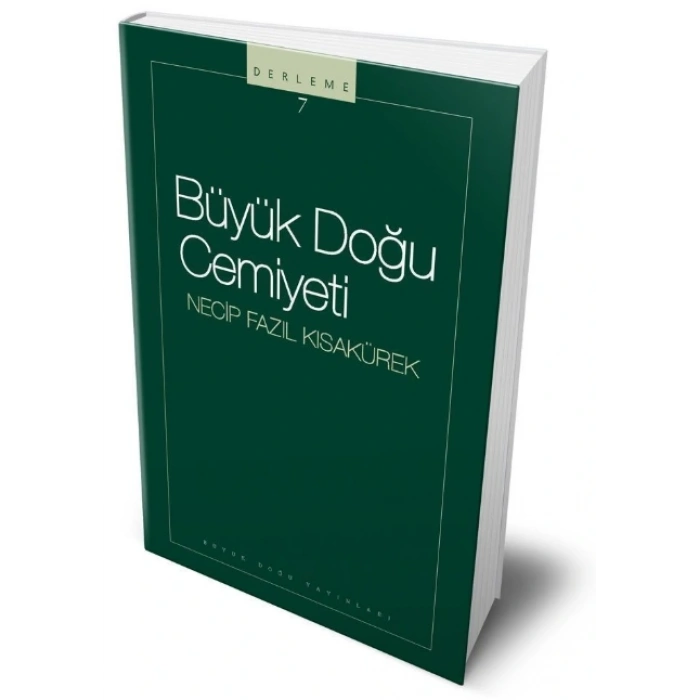 Büyük Doğu Cemiyeti - Necip Fazıl Kısakürek - Büyük Doğu Yayınları