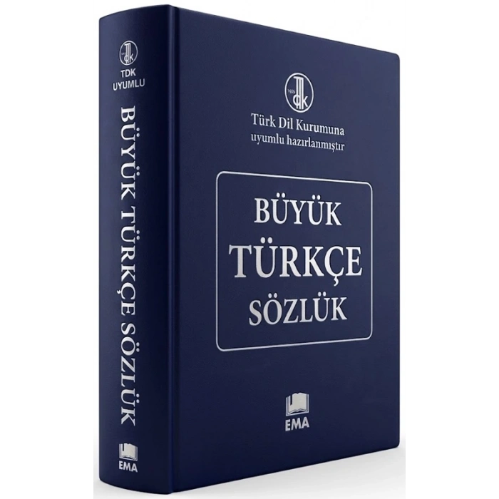 Büyük Türkçe Sözlük (Liseler İçin) 1.Hamur Plastik Kapak - Ema Kitap