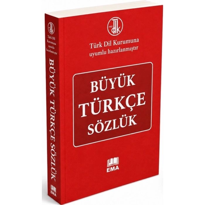 Büyük Türkçe Sözlük (Liseler İçin) 1.Hamur Karton Kapak - Ema Yayınları
