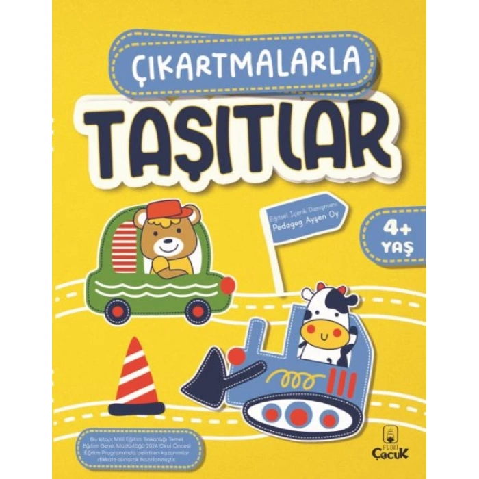 Çıkartmalarla Taşıtlar-(Okul Öncesi)-Floki Yayınları