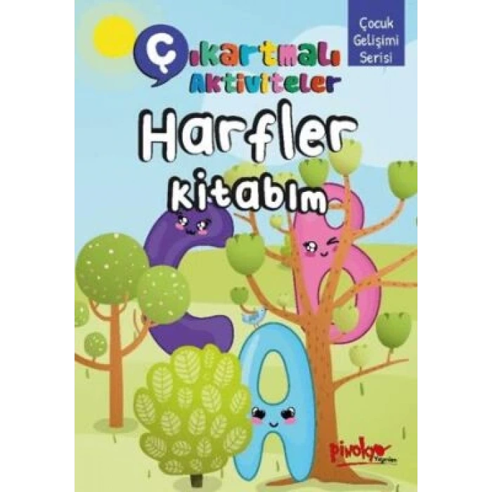 Çıkartmalı Harfler Kitabım+Stıckeer(16 Sayfa)-Pinokyo Yayınları