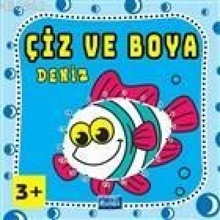 Çiz ve Boya-Denizler - Parıltı Yayınları