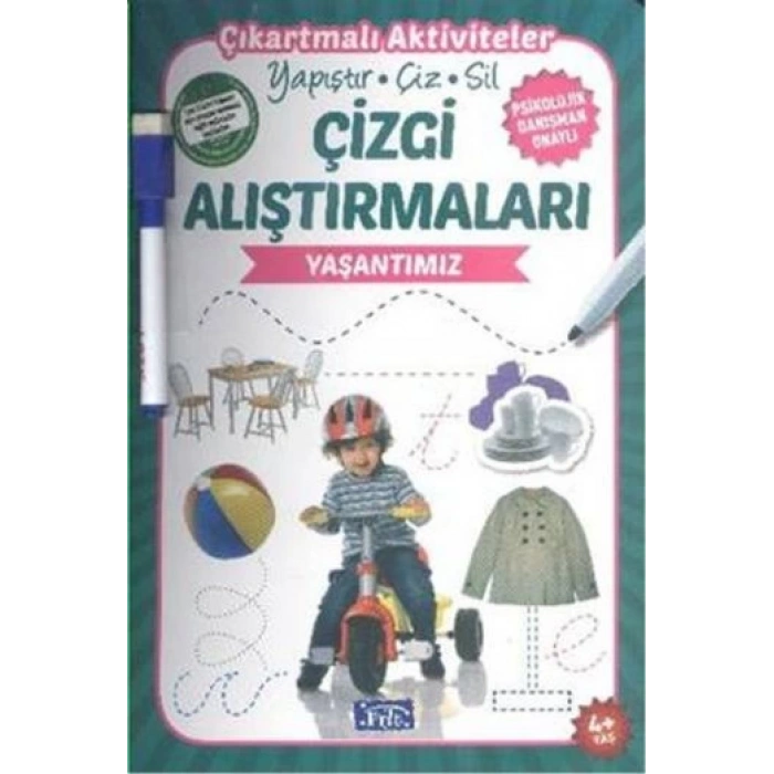 Çizgi Alıştırmaları Yaşantımız-Okul Öncesi-Parıltı Yayınları
