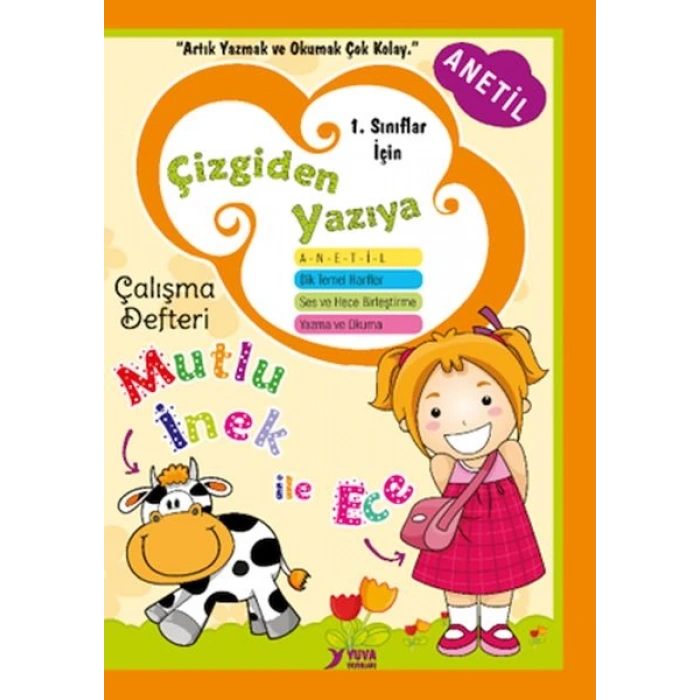 Çizgiden Yazıya -(Anetli-Düz Yazı)-Yuva Yayınları