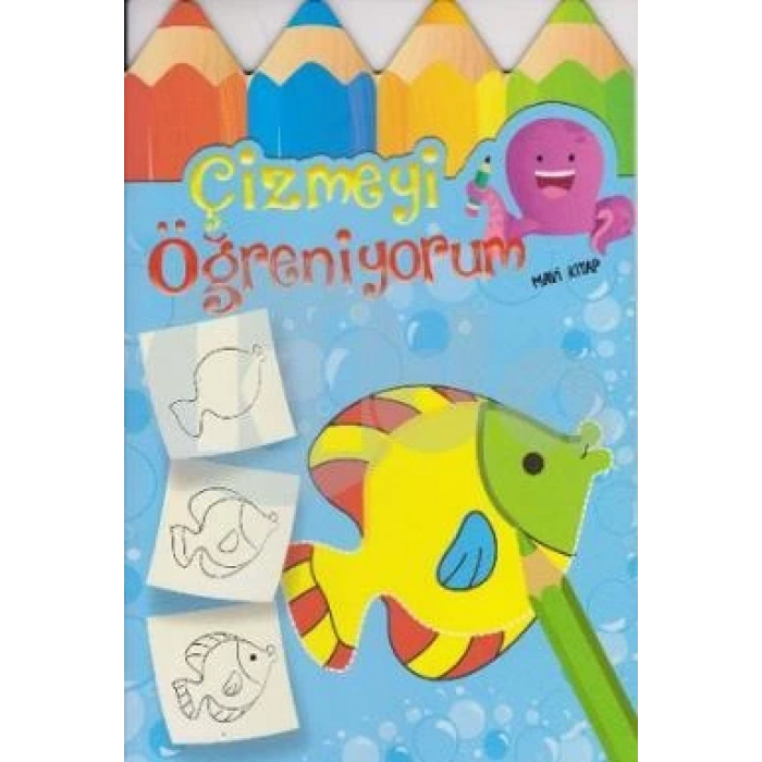 Çizmeyi Öğreniyorum Mavi Kitap - Parıltı Yayınları