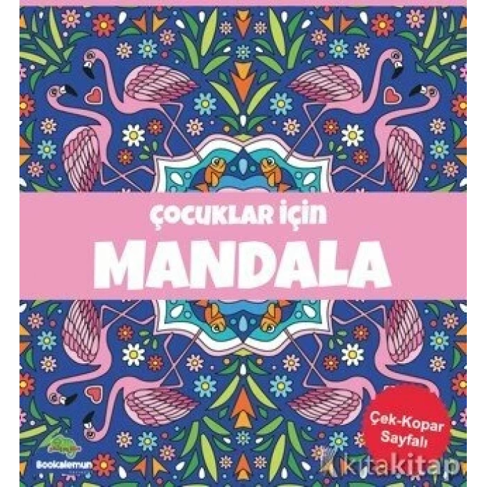 Çocuklar İçin Mandala-Lacivert-Leopar Yayınları
