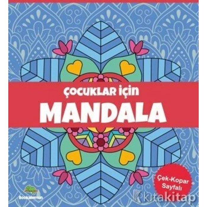Çocuklar İçin Mandala-Mavi-Leopar Yayınları