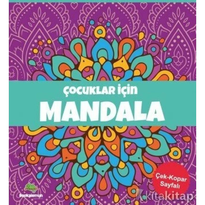 Çocuklar İçin Mandala-Mor-Leopar Yayınları