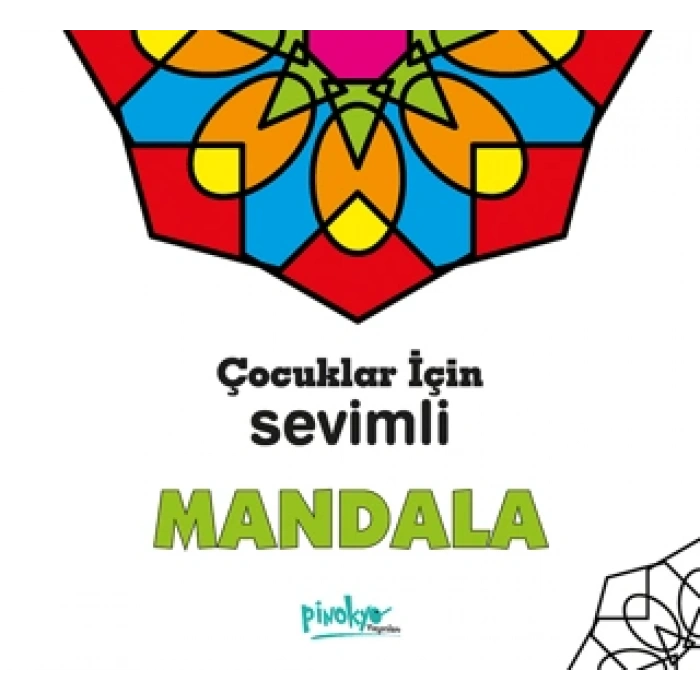 Çocuklar İçin Sevimli Mandala(48 Sayfa)-Pinokyo Yayınları