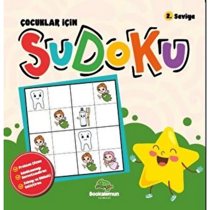 Çocuklar İçin Sudoku 2.Seviye - Bookalemun Yayınları