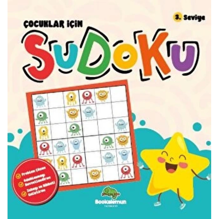 Çocuklar İçin Sudoku 3.Seviye - Bookalemun Yayınları
