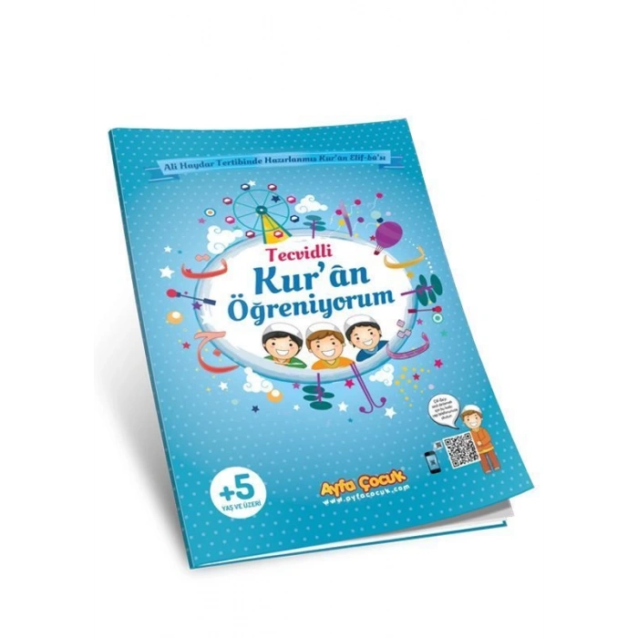 Çocuklar İçin Tecvidli Kuran Öğreniyorum Elif Ba- Mavi (KOD:161M) - Ayfa Yayınları