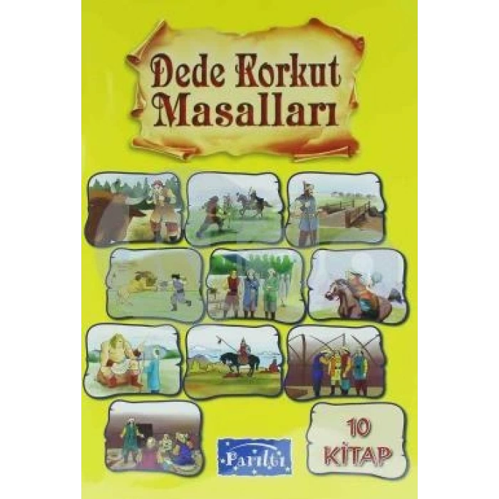 Dede Korkut Masalları 10 lu-1.Sınıf Hikaye Seti- Parıltı Yayınları