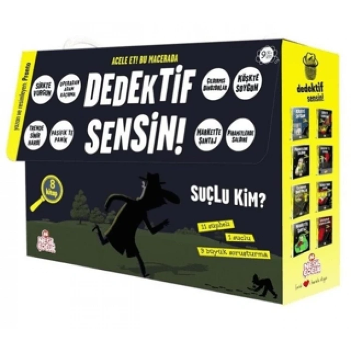 Dedektif Sensin (8 Kitap) - Pronto - Nesil Çocuk Yayınları