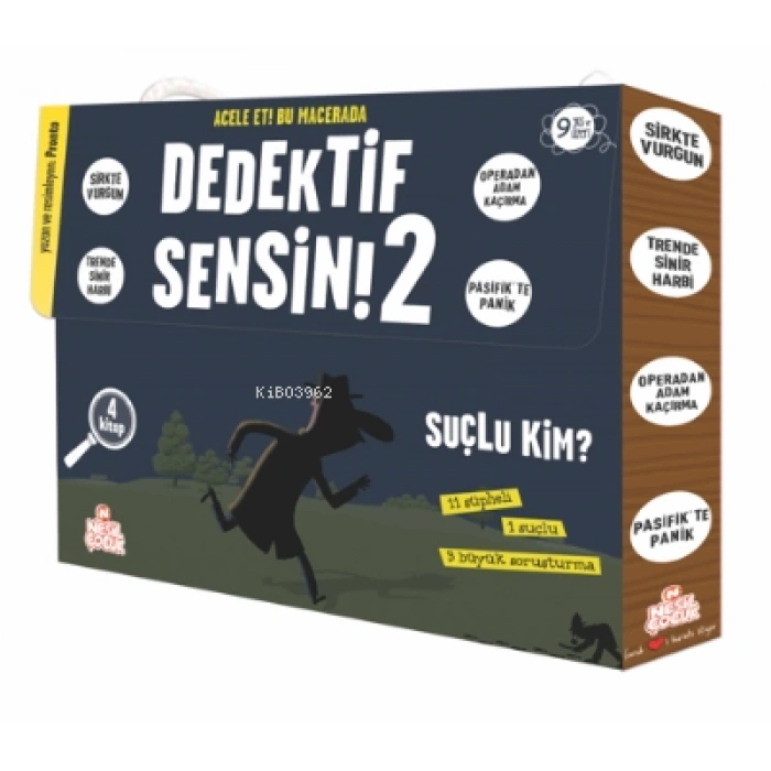 Dedektif Sensin Serisi 2 (4 Kitap) - Nesil Yayınları