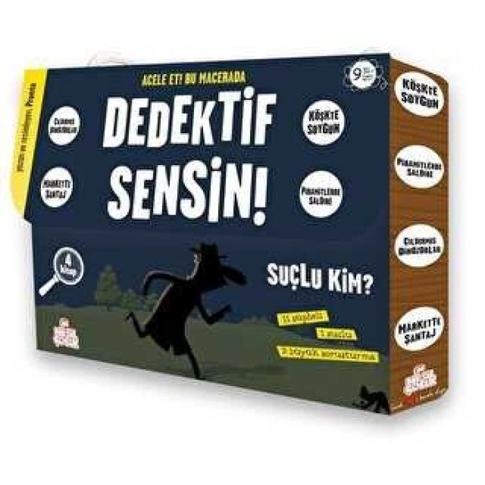 Dedektif Sensin Serisi (4 Kitap) - Nesil Yayınları