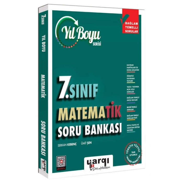 DERS ARKADAŞIM 7.SINIF MATEMATİK SORU YIL BOYU / YARGI YAYINLARI